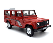 Load image into Gallery viewer, 1:76 Red Land Rover Defender 110 V6 ORV Classic Model Diecast Metal Car New Collection