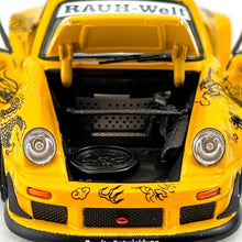 Load image into Gallery viewer, PGM 1:64 Yellow Dragon RWB 930 Classic Sports Model Diecast Metal Car New Collection