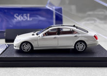 Load image into Gallery viewer, SW 1:64 Pearl White S65L Mk5 W221 Sedan Sports Model Diecast Metal Car New Collection