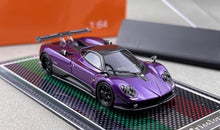 Load image into Gallery viewer, U2 1:64 Purple Zonda Tricolore Racing Sports Model Diecast Resin Car New Collection