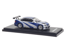 Load image into Gallery viewer, AR 1:64 Silver Blue NFS M3 GTR E46 Coupe Sports Model Diecast Metal Car BN