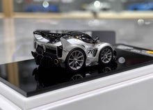 Load image into Gallery viewer, KR 1:64 Silver Fxxk EVO Q Cute Sports Model Diecast Resin Car New Collection