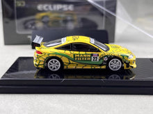 Load image into Gallery viewer, Transcend 1:64 Yellow 1995 Eclipse GS #22 Sports Model Diecast Metal Car New Collection