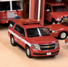 Load image into Gallery viewer, 1:64 596 Red Tahoe LAFD LA Fire SUV Police Sports Model Diecast Metal Car New Collection