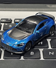 Load image into Gallery viewer, TSC 1:64 Blue Carbon VANTAGE V12 Sports Model Diecast Metal Car New Collection