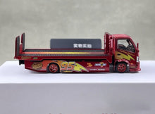Load image into Gallery viewer, CC 1:64 Red Hino H300 #95 Custom Tow Flatbed Truck Model Diecast Metal Car New Collection