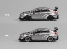Load image into Gallery viewer, CM 1:64 Silver JDM Impreza WRX Varis Sports Model Diecast Metal Car New