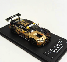 Load image into Gallery viewer, XXX 1:64 Black Gold Dragon M4 GT3 #32 Sports Model Diecast Metal Car New Collection