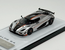 Load image into Gallery viewer, GRYNING 1:64 Silver Agera RS Super Racing Sports Model Diecast Resin Car New Collection
