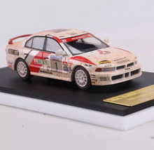 Load image into Gallery viewer, MK 1:64 HEC Rally Dirty Galant VR-4 Sedan Sports Model Diecast Metal Car New Collection