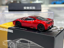 Load image into Gallery viewer, TOC 1:64 Red Black Rims 458 Speciale Sports Model Diecast Metal Car New Collection