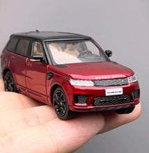 Load image into Gallery viewer, WHELART 1:64 2018 Red Range Rover Sports SUV Model Diecast Metal Car New Collection