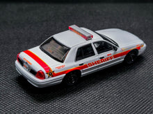 Load image into Gallery viewer, Rollin 1:64 HEC White NYCSO CV CROWN VICTORIA Model Diecast Metal Car New Collection