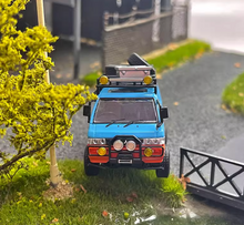 Load image into Gallery viewer, Autobots 1:64 Blue Gulf Delica Camper Off Road Van Model Diecast Metal Car New
