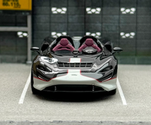 Load image into Gallery viewer, LCD 1:64 Black Carbon #4 Elva Convertible Sports Model Diecast Metal Car New Collection