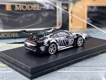 Load image into Gallery viewer, EM 1:64 Black White Dragon 911 GT3 RS Sports Model Diecast Metal Car New Collection