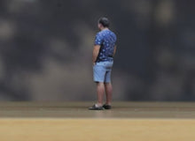 Load image into Gallery viewer, 1:64 Painted Figure Model Miniature Resin Diorama Sand Fat Man Standing Posture