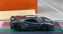 Load image into Gallery viewer, U2 1:64 Green Novitec 488 Pista Racing Sports Model Diecast Resin Car New
