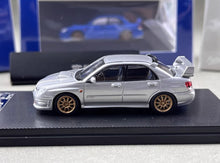 Load image into Gallery viewer, 1:64 Furuya Silver Impreza WRX STI IX 9 Sedan Sport Model Diecast Metal Car