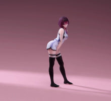 Load image into Gallery viewer, 1:64 Painted Figure Model Miniature Resin Diorama Toy Sand Cheerleading Girl