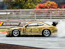 Load image into Gallery viewer, MINIGT 1:64 Gold Silvia S15 Top Secret D1GP Drift Model Diecast Metal Car New Collection