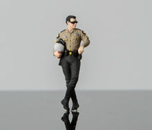Load image into Gallery viewer, 1:64 Painted Figure Model Miniature Resin Diorama Scene Policeman Motorcycle Set