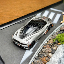 Load image into Gallery viewer, CM 1:64 Silver 765LT Racing Sports Model Diecast Metal Car New Collection