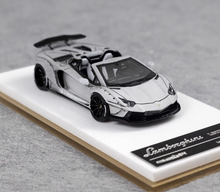 Load image into Gallery viewer, FW 1:64 Gray Aventador LP700 Convertible LBWK Sport Model Diecast Resin Car