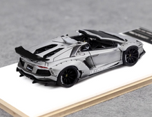 Load image into Gallery viewer, FW 1:64 Gray Aventador LP700 Convertible LBWK Sport Model Diecast Resin Car