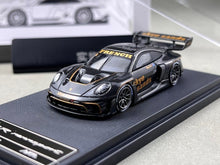 Load image into Gallery viewer, HKM 1:64 Black Carbon 911 GT3 R 992 Rennsport SKYE Model Diecast Metal Car