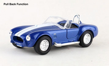 Load image into Gallery viewer, WELLY 1:36 Blue 1965 Shelby Cobra 427 SC Sport Model Diecast Toy Metal Car BN