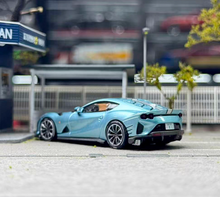 Load image into Gallery viewer, TOC 1:64 Ice Blue 812C Coupe Racing Sports Model Diecast Metal Car New Collection