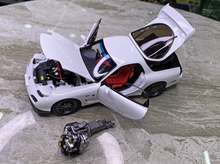 Load image into Gallery viewer, Polar Master 1:18 White RX7 FD Spirit R Engine Sport Model Diecast Metal Car