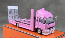 Load image into Gallery viewer, GCD 1:64 Pink Fuso Fighter Mk2 Double Deck Tow Model Diecast Metal Car New