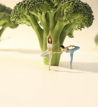 Load image into Gallery viewer, 1:64 Painted Figure Model Miniature Resin Diorama Sand Toy Yoga Sports Gym Girl