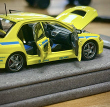 Load image into Gallery viewer, IHCM 1:64 Yellow Lancer EVO IX GSR Paul Sport Open Model Diecast Metal Car New Collection