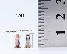 Load image into Gallery viewer, 1:64 Painted Figure Model Miniature Resin Diorama Toy Sand Puppy Dog Pet Beagle