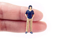 Load image into Gallery viewer, 1:64 Painted Figure Mini Model Miniature Resin Diorama Sand Caual Man Bunny Girl New