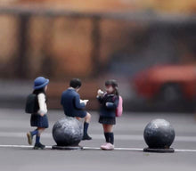 Load image into Gallery viewer, 1:64 Painted Figure Model Miniature Resin Diorama Toy Sand Uniform Student Kids