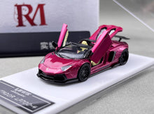 Load image into Gallery viewer, RM 1:64 Purple Aventador LP700-4 LBWK Sports Model Diecast Metal Car New Collection