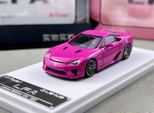 Load image into Gallery viewer, Model1 1:64 JDM Pink LFA Coupe Sports Model Diecast Metal Car New Collection