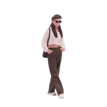 Load image into Gallery viewer, 1:64 Painted Figure Model Miniature Resin Diorama Sand Beret Hat Girl Lady Chill