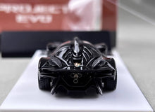 Load image into Gallery viewer, DMH 1:64 Black Project Evo Racing Sports Model Diecast Metal Car New Collection