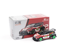 Load image into Gallery viewer, Poprace 1:64 JDM GR Yaris Pandem Racing Sports Model Diecast Metal Car New Collection