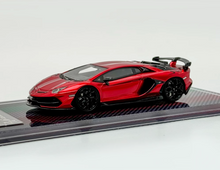 Load image into Gallery viewer, U2 1:64 Red Novitec Aventador SVJ LP770 Sports Model Diecast Resin Car New Collection