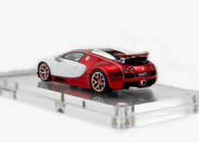 Load image into Gallery viewer, Mortal 1:64 White Red 2010 Veyron Super Sports Model Diecast Metal Car New Collection