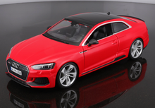 Load image into Gallery viewer, Bburago 1:24 Red RS5 Coupe Racing Sports Model Toy Diecast Metal Car Box BN