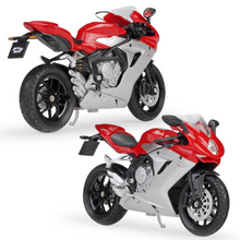Load image into Gallery viewer, WELLY 1:18 MV F3 800 Racing Sports Model Diecast Metal Motorcycle