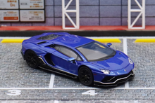 Load image into Gallery viewer, HF 1:64 Blue LP780-4 Super Racing Sports Model Diecast Metal Car New