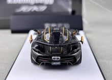 Load image into Gallery viewer, HKM 1:64 Black Carbon Jesko Attack Racing Sports Model Diecast Metal Car New Collection